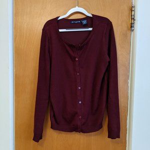 Women's Maroon Cardigan